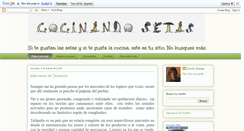 Desktop Screenshot of cocinandosetas.com